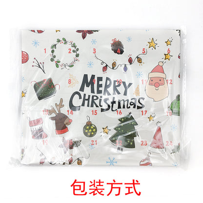 Golden Suit 24 Countdown Calendar Advent Surprise Blind Box DIY Creative Bracelet Jewelry Christmas Gift